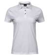T7201 7201 Tee Jays Ladies Luxury Sport Polo Shirt White colour image